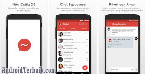 Aplikasi Android Indonesia Yang Mendunia - Catfiz Messenger APK
