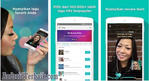 Aplikasi Android Karaoke Terbaik dan Terbaru Lagu Indonesia Download Sing Karaoke by Smule APK for Android
