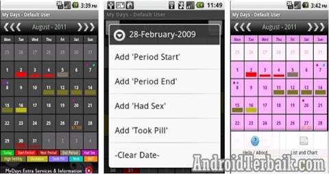 My Days - Period & Ovulation - Daftar Aplikasi Android Bermanfaat untuk Ibu yang Terbaik