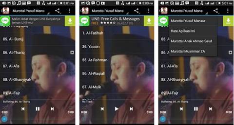 Aplikasi Android untuk Tilawah Qur'an Terbaik Yusuf Mansyur APK