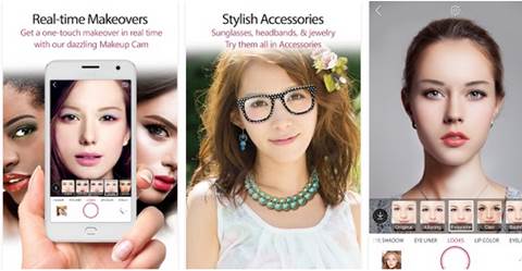 aplikasi foto android - YouCam Makeup- Makeover Studio APK