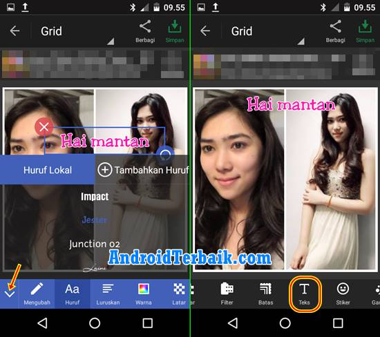 Cara Edit Foto Meme Hai Mantan Maafkan Aku Yang Dulu Ya 3