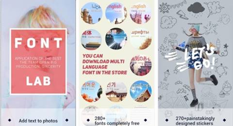 Download Font Lab APK - Aplikasi Android Keren untuk Menulis Kata di Foto Populer