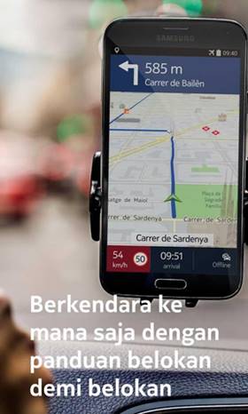Aplikasi GPS Android Terbaik Peta Arah Jalan Mudik - Download Here Maps APK