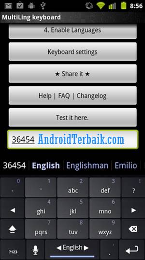 Cara mengubah keyboard qwerty menjadi abc 3x4 di android apa saja dengan MultiLing Keyboard