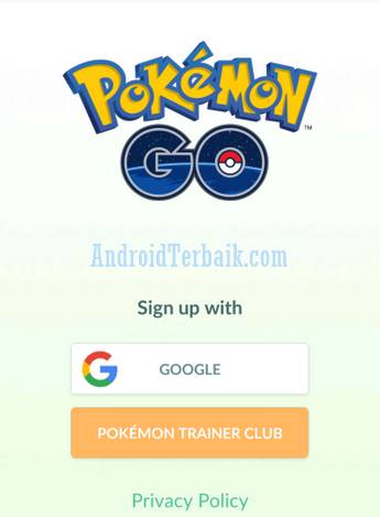 Cara Daftar Akun Game Pokemon GO Android dengan Google