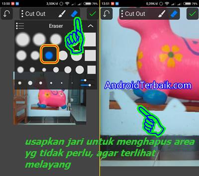 cara edit foto melayang di android dengan aplikasi PicSay Pro