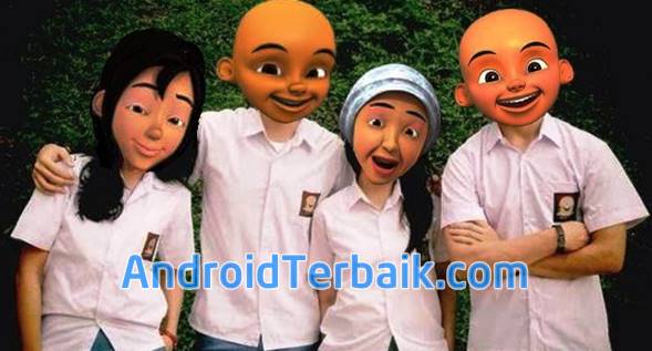 Cara Edit Foto Kepala Upin Ipin di Android Lengkap Mentahan