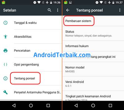 Cara Upgrade Android Tanpa Root tanpa PC Komputer