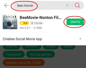 Download BeeMovie APK Nonton Film Bioskop Subtitle Indonesia Gratis