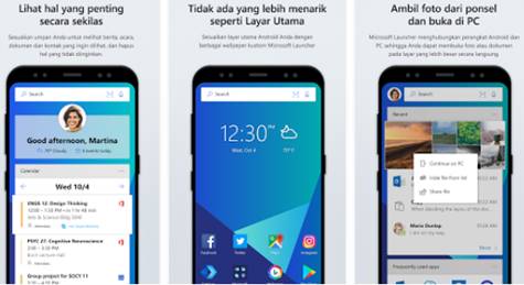 Download Miscrosoft Launcher APK Tanpa Iklan