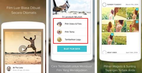 Magisto APK 5 Aplikasi Android Terbaik Menggabungkan Foto Menjadi Video Offline Gratis