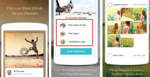 Magisto APK 5 Aplikasi Android Terbaik Menggabungkan Foto Menjadi Video Offline Gratis