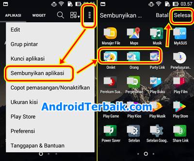 Cara Menyembunyikan Aplikasi di Android Terbaru Tanpa Root Tanpa Aplikasi Bantu Lain