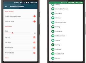 App Rounded Screen Apk