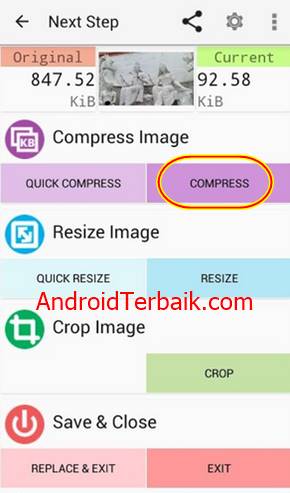 Tutorial Cara Kompres Foto di Android untuk Memperkecil Ukuran File Gambar