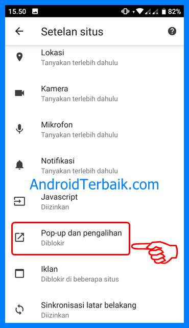 Cara menghilangkan iklan di chrome android tanpa aplikasi