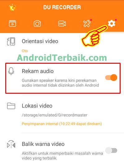 Cara Merekam Suara Internal Android dengan DU Screen Recorder