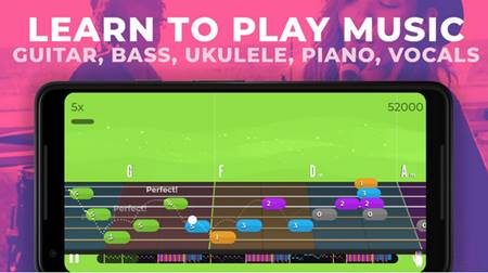 Aplikasi alat musik lengkap android Download Yousician Apk