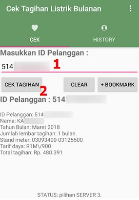 Cara Cek Tagihan Listrik Lewat HP Android