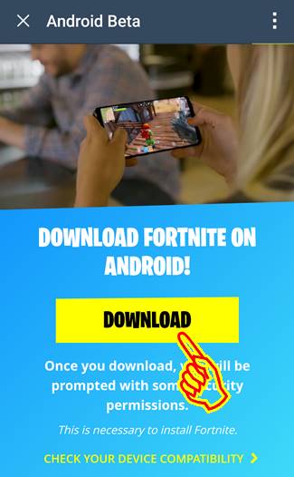 Cara Download dan Instal Fortnite Mobile di HP Android