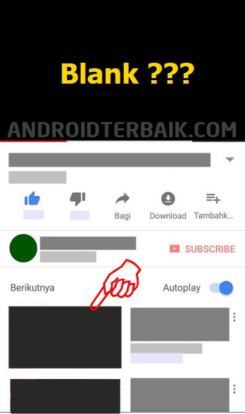 Cara Mengatasi Blank Video di Aplikasi Youtube Android