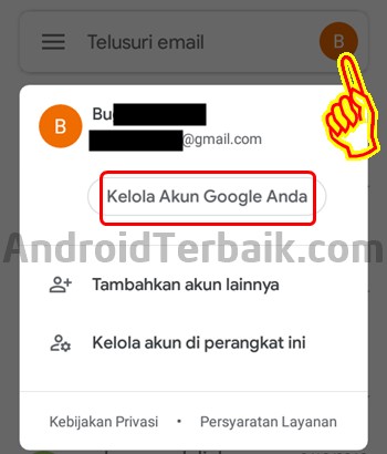 Cara Mengganti Foto Profil GMail di Android