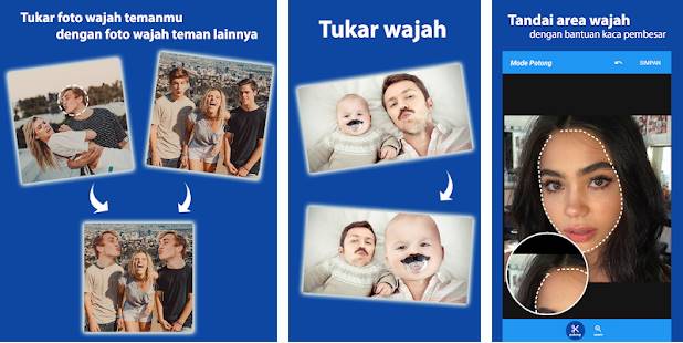 Download Aplikasi Ganti Wajah Lucu Buat HP Android