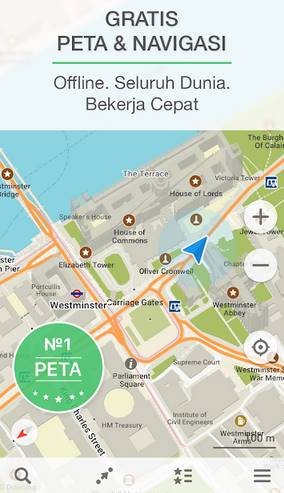 Download Maps Me APK Offline Peta Mudik Lebaran