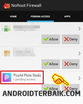 Trik Menghilangkan Iklan PicsArt Android dengan Firewall Apk No Root