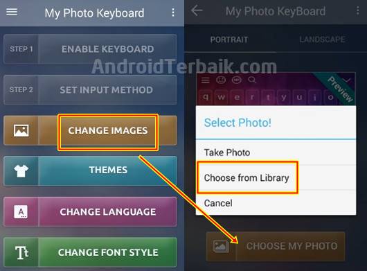 Cara Mengubah Tampilan Keyboard Android Dengan Foto dari Galeri HP