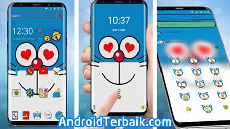 Apk Tema Blue Doreemon Cat Android