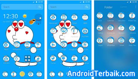 6 tema doraemon android support vivo oppo xiaomi terbaru 2019