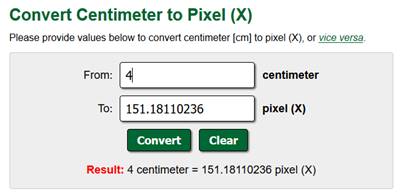 Cara Convert Ukuran cm ke px Android