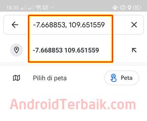 Cara Melihat Peta Lokasi dengan Koordinat