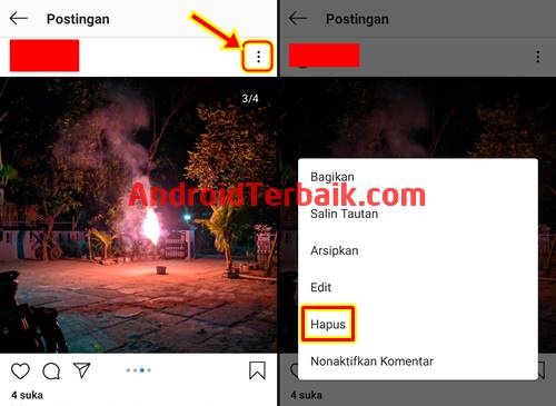 Cara Menghapus Salah Satu Foto Multiple Slide di Instagram