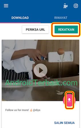 Cara menyimpan video dari instagram ke galeri hp