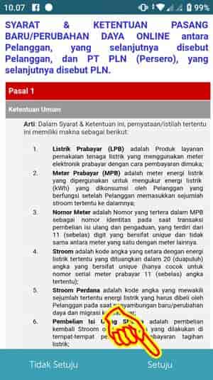 Persyaratan Daftar Listrik Baru di PLN Android