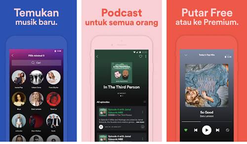 Review Spotify di Android - Spotify VS Joox