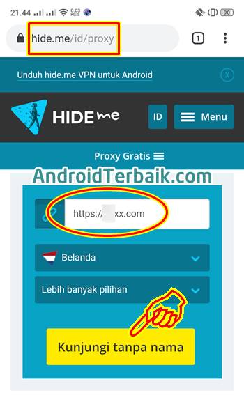 Cara Membuka Situs yang Diblokir Tanpa Aplikasi Android Apapun