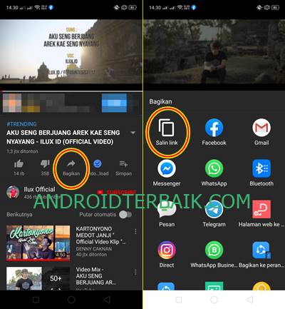 Cara download video youtube di android tanpa aplikasi tambahan