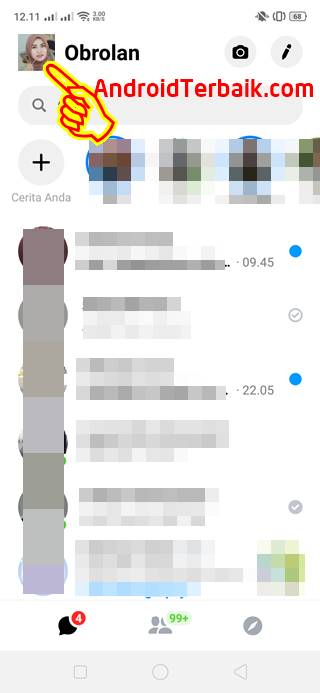 Cara sadap messenger android jarak jauh