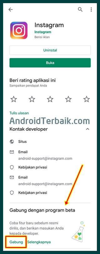 Cara Dark Mode Aplikasi IG Android Resmi