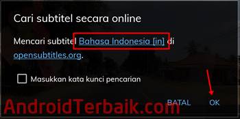 Cara Download dan Install File Subtitle Bahasa Indonesia di Android