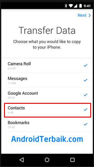Cara Memindahkan Kontak dari Android ke iPhone dengan App Move to iOS