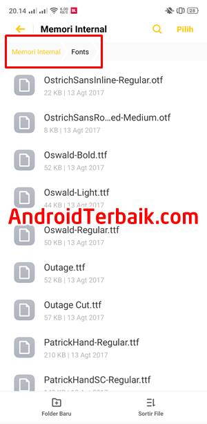 Cara Menambahkan Font di PicSay Pro Android Versi Terbaru