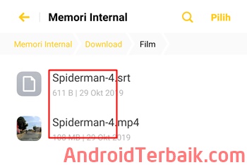 Cara Menggabungkan Subtitle Dengan Film Secara Permanen Di Hp Android