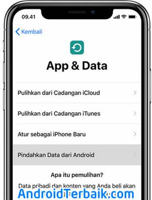 Cara memindahkan data dari android ke iphone dengan Move to iOS Apk