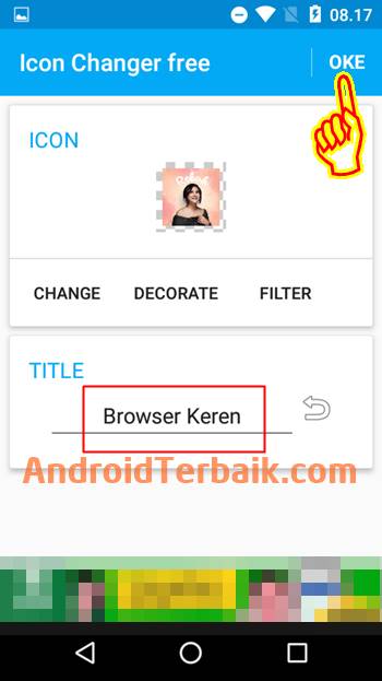 Cara mengganti icon aplikasi android tanpa root dan ubah nama apk