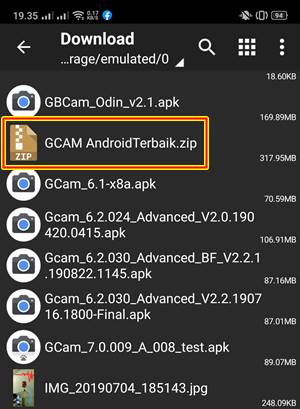 Sukses Merubah File ke Arsip ZIP dengan Android